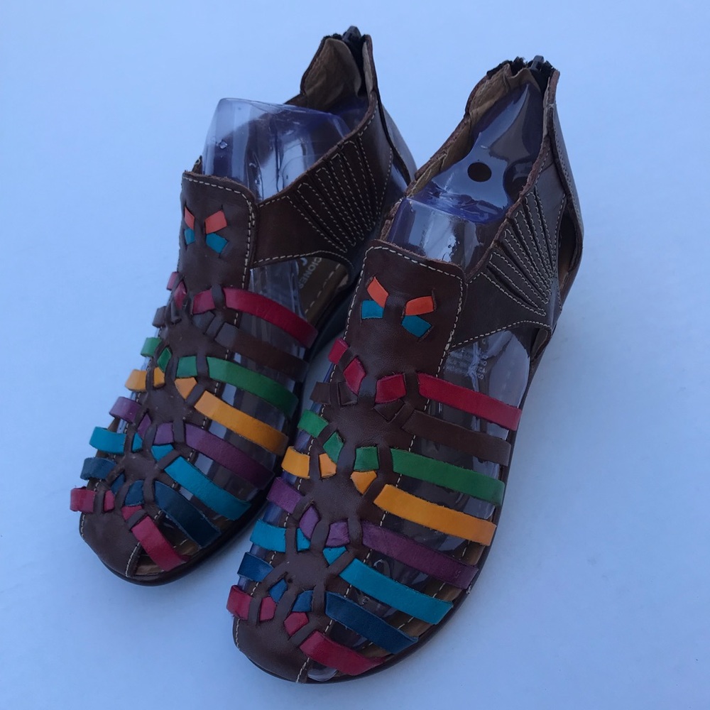 Women’s Genuine Leather Mexican Huaraches shoes 6